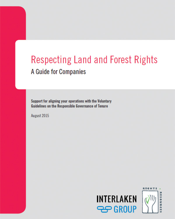 Respecting Land and Forest Rights – A Guide for Companies