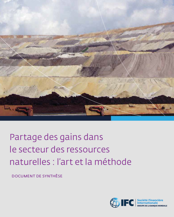 [French version] Partage des gains dans le secteur des ressources naturelles